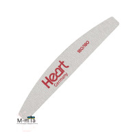 Пилка для нігтів Heart Half тонка 180/180